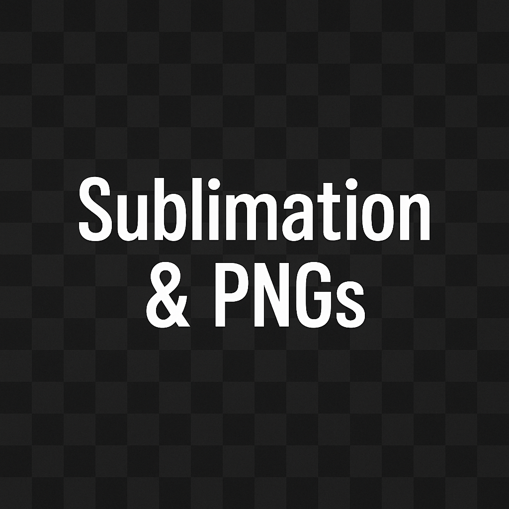 Sublimation & PNGs